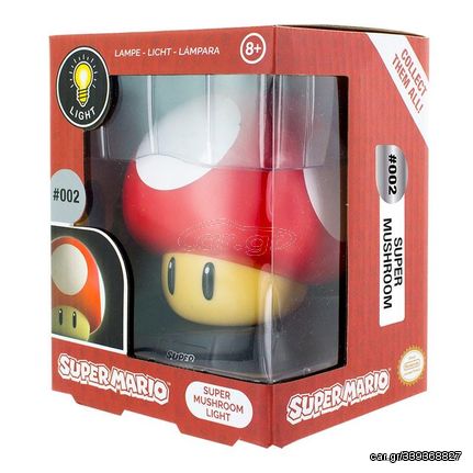 Paladone Nintendo Super Mario - Super Mushroom Icon Light (PP4375NNV3)