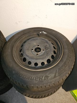 Ζαντολάστιχα 4Χ100 185/65/15' HANKOOK DOT2122' 