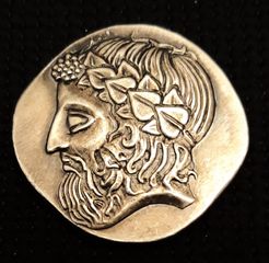 ΘΑΣΙΟΝ - αντίγραφο αρχαίου ελλην. νομίσματος 16,7gr 999 SILVER