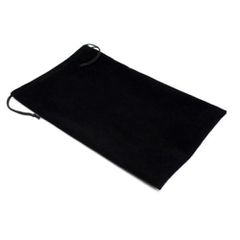 Black satin adult toys storage bag