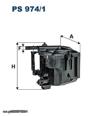 Φίλτρο καυσίμου FILTRON PS 974/1