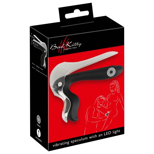 BAD KITTY Vibrating Speculum with Led Light