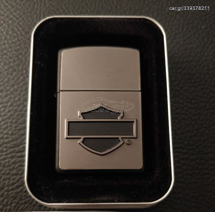 ZIPPO HARLEY DAVIDSON GUN METAL OPEN 2003 ΣΥΛΛΕΚΤΙΚΟΣ