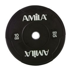 Επαγγελματικός Δίσκος AMILA Black W Bumper 50mm 10Kg 90307