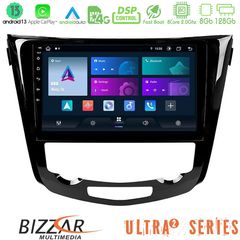 Bizzar Ultra Series Nissan Qashqai J11 (AUTO A/C) 8core Android13 8+128GB Navigation Multimedia Tablet 10″