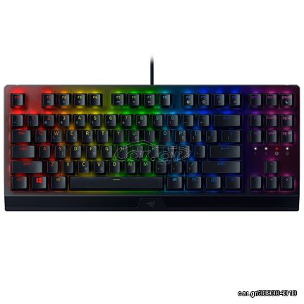 Razer BlackWidow V3 TKL Gaming Μηχανικό Πληκτρολόγιο Tenkeyless με Razer Green διακόπτες και RGB φωτισμό