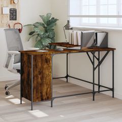 Γραφείο Καπνιστή Δρυς 141x141x75 εκ. από Επεξεργασμένο Ξύλο 837599