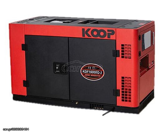 KOOP - KDF 16000 Q-3 - ΓΕΝΝΗΤΡΙΑ DIESEL ΚΛΕΙΣΤΟΥ ΤΥΠΟΥ ΧΑΜΗΛΟΥ ΘΟΡΥΒΟΥ KDF 16000 Q-3 (ΤΡΙΦΑΣΙΚΗ 400V/50HZ)(116370)