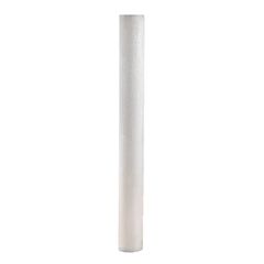 Λαμπάδα Γάμου Κούφιο Κερί Γρατζουνισμένο 15x140cm NK014 (2ΤΜΧ.) Λευκό Χωρίς Βάση