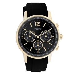 Ρολόι Ανδρικό Timepieces oozoo C10854 Μαύρο Μαύρο