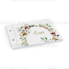 Βιβλίο Ευχών γάμου Λουλούδια  TS501