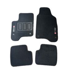 OEM Mπροστινά Πατάκια Fiat Panda 2012-2021 μοκέτα BELLA PREMIUM με ανθρακί ρελί 2τμχ