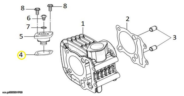 Φλάντζα Τεντωτήρα Καδένας Sym Jet-x 125 Lc Abs E5 14523-M9Q-002