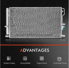 Carro Ψυγείο A/C Για ΟΛΑ Βενζίνη-Πετρέλαιο (570x430x12) κατάλληλο για MERCEDES A CLASS SEDAN 2018- (V177) / 2475000054 - 1 Τεμ