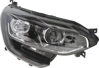 Carro Φανάρι Εμπρός ΗΛΕΚΤΡΙΚΟΣ (Η7/Η7) Μαύρο Με Φως Ημέρας LED ΤΑΙΝΙΑ (ΤΟΥΡΚΙΑ) κατάλληλο για RENAULT MEGANE Sedan 2016- (LVA/LVM/LVN) / 260102686R - Δεξί - 1 Τεμ