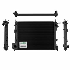 Carro Ψυγείο για Saab 9-3 2002–2007 (YS3D/YSEF/E79/D79/D75/E50), 2.0 βενζίνη και 2.2 TiD πετρέλαιο, μηχανικό, 650x415x32, Brazed, 1 τεμάχιο