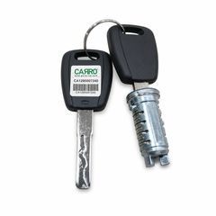 Carro Αφαλός πόρτας με 2 μαύρα κλειδιά τύπου πλάκας, 1 τεμάχιο, κατάλληλος για Fiat Doblo 2005–2009 (119/223)