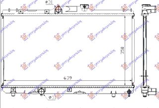 Ψυγείο 1,3-1,6 +/-A/C (63,8x35) (Valeo CLASSIC) / TOYOTA COROLLA (E 11) H/B-L/B 97-99 / 1640015530 - 1 Τεμ