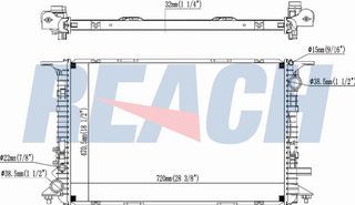 Carro Ψυγείο 4.0 TFSi - 4.2-6.3 FSi Βενζίνη - 4.2 TDi Πετρέλαιο (720x470x32) κατάλληλο για AUDI A8 2009-2013 (4H2/4H8/4HC/4HL) / 4H0121251B - 1 Τεμ