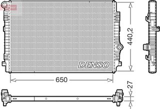 Carro Ψυγείο ΒΟΗΘΗΤΙΚΟ 1.4 ΒενζίνηΙΝΗ/HYBRID (551x82) κατάλληλο για CUPRA FORMENTOR 2020-2024 (KM7/KMP) / 3Q0121251B - 1 Τεμ
