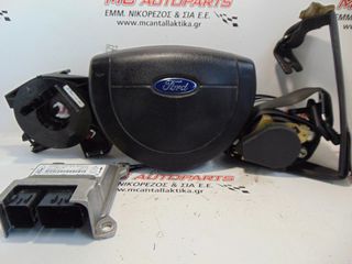 Αερόσακος  Set  FORD TRANSIT CONNECT (2003-2010)     Οδηγού 2 μπρίζες,ζώνη αριστερή,ταινία,εγκέφαλος airbag