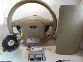 Αερόσακος  Set  FORD MAVERICK (2000-2008)     Οδηγού 2μπρίζες,συνοδηγού,ταινία,εγκέφαλος airbag