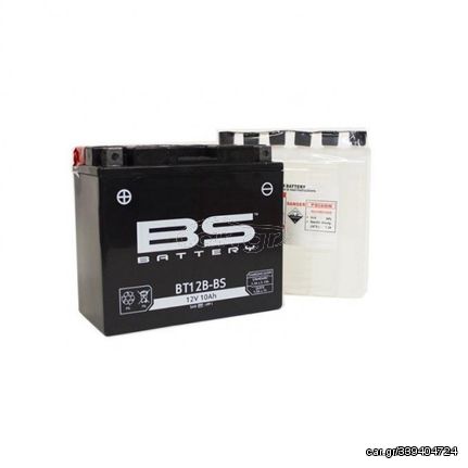 ΜΠΑΤΑΡΙA BS BATTERY BT12B-BS ( YT12B-BS ) 210A