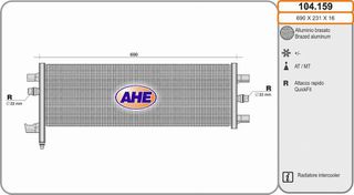Carro Ψυγείο ΒΟΗΘΗΤΙΚΟ 1.5 (225xe) HYBRID-ΒενζίνηΙΝΗ (650x280x16) κατάλληλο για BMW SERIES 2 ACTIVE/GRAN TOURER 2017-2021 (F45/F46 / 17117634563 - 1 Τεμ