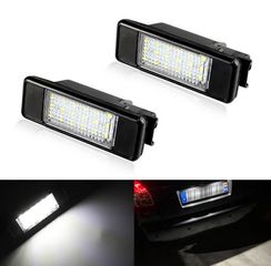 Cautex Led Φαναράκια Πινακίδας Για Peugeot 106,1007,207,3008,307, 308,406,407,508,4008,5008 / Citroen C2,C3,C4,C5,C6,DS3 2 Τεμάχια