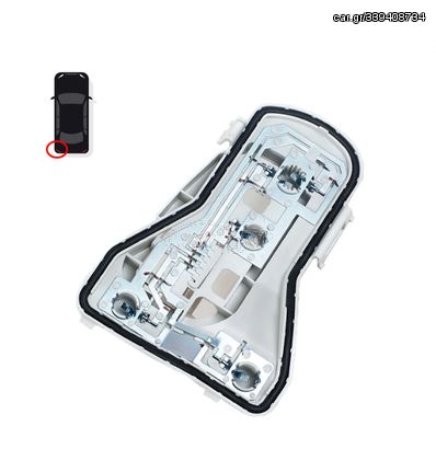 Πλακέτα πίσω φαναριού Αριστερό για Volkswagen VW Polo 2006-2010 /  6QD945257A /  1 Τεμάχιο Γνήσιο