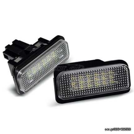 NTY ELP-ME-000 Led Φαναράκια Πινακίδας Για Mercedes-Benz E-Class W211, CLK W209, CLS W219, SLK R171, C-Class W203 Caravan Ζευγάρι 2 Τεμάχια