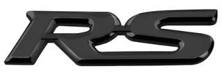 Αυτοκόλλητο Σήμα Μεταλλικό RS 9cm X 2.4cm Μαύρο