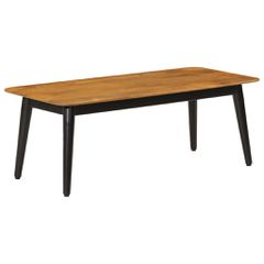 vidaXL Τραπεζάκι Σαλονιού 110 x 50 x 40 εκ. Μασίφ Ξύλο Μάνγκο & Σίδερο
