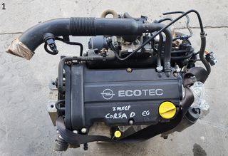 ΚΙΝΗΤΗΡΑΣ Z14XEP 1.4cc 16v OPEL CORSA D 2006-2015 (EG)