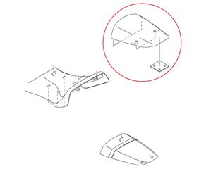 Μονόσελο Καπάκι Σέλας Γνήσιο Kawasaki ZX-12-thumb-4