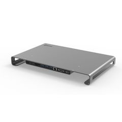 Βάση Ηub αλουμινίου Swissten USB-C γκρι