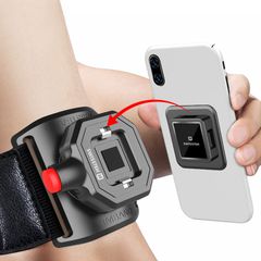 Βάση κινητού μπράτσου Easy Lock μαύρη