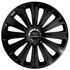 Τάσια Τροχών Αυτοκινήτου Versaco 16" Trend RC Μαύρο CBX Με σήμα Subaru 4 Τεμάχια