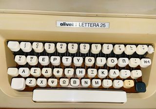 Olivetti Lettera 25 γραφομηχανή-thumb-1