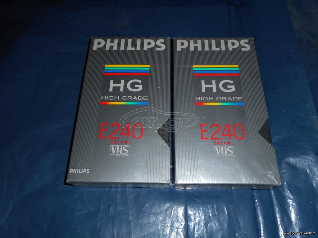 ΒΙΝΤΕΟΚΑΣΕΤΕΣ PHILIPS E - 240 HIGH GRADE VHS