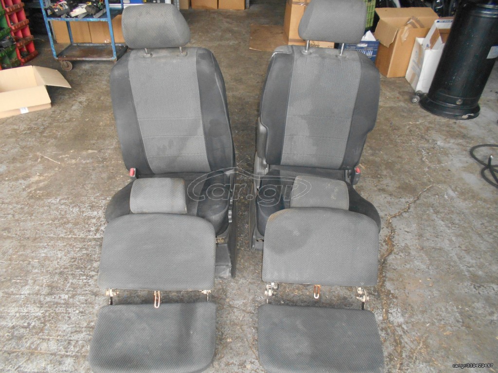 ΚΑΘΙΣΜΑΤΑ/ΣΑΛΟΝΙ NISSAN NAVARA D40  2005-2012  ΜΙΑΜΙΣΗ ΚΑΜΠΙΝΑ