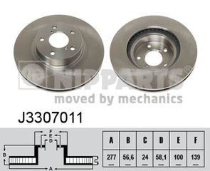 Δισκόπλακα NIPPARTS J3307011