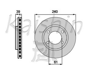 Δισκόπλακα JAPAN-DISC 45251-S50-G00