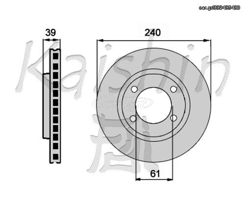 Δισκόπλακα JAPAN-DISC 45251-S50-G00