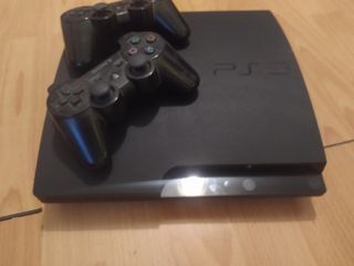 PS 3 SLIM + 3 Controllers + 59 παιχνίδια 