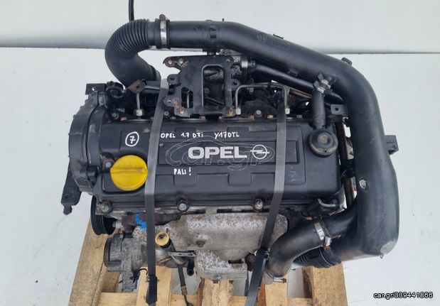 Y17DTL Opel Corsa 1,7 DTI 65hp 2000-2006 κινητήρα πετρελαίου 