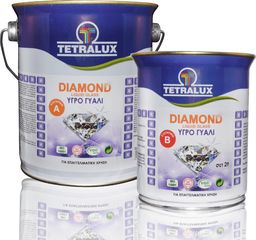 TETRALUX DIAMOND LIQUID GLASS ΥΓΡΟ ΓΥΑΛΙ Α + Β ΣΥΣΤΑΤΙΚΟ 2lt