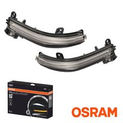 Φλας Καθρέπτη Για Bmw 1 , 2 , 3 , 4 , M4 , X1 , i3 Osram Dynamic Led ΜαύροΦιμέ 2 Τεμάχια