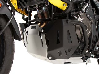 HEPCO BECKER προστατευτική ποδιά αλουμινίου για Suzuki V-Strom 800 DE (2023-) μαύρο/ασημί