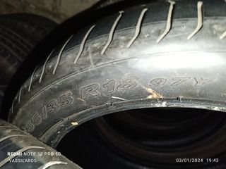 285/35/18  2TEM PIRELLI ΑΡΙΣΤΗ ΚΑΤΑΣΤΑΣΗ